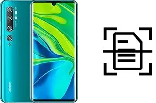 Escanear documento en un Xiaomi Mi Note 10