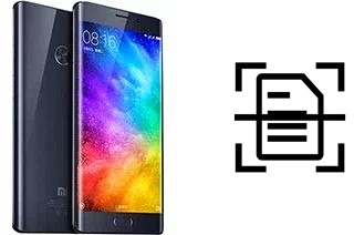 Escanear documento en un Xiaomi Mi Note 2 Standard Edition