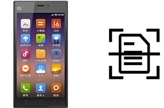 Escanear documento en un Xiaomi Mi 3 TD