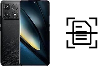 Escanear documento en un Xiaomi Poco F6 Pro