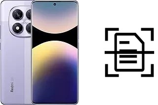 Escanear documento en un Xiaomi Redmi Note 14 Pro 5G