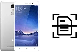 Escanear documento en un Xiaomi Redmi Note 3 (MediaTek)