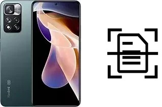 Escanear documento en un Xiaomi Redmi Note 11 Pro+