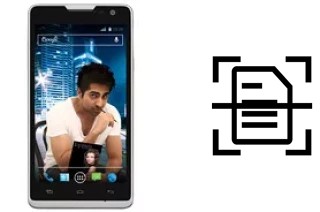 Escanear documento en un XOLO Q1000 Opus2