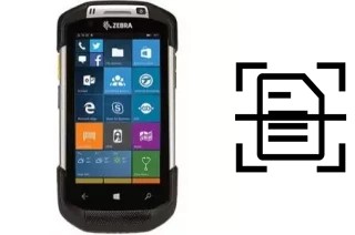 Escanear documento en un Zebra TC70X