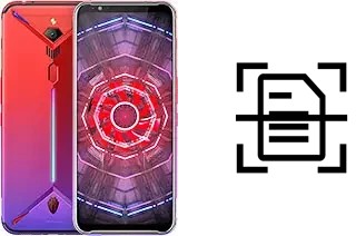 Escanear documento en un ZTE nubia Red Magic 3s