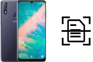 Escanear documento en un ZTE Blade 10 Prime