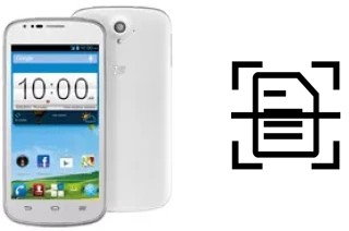 Escanear documento en un ZTE Blade Q