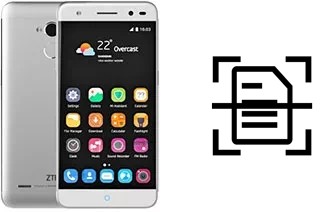 Escanear documento en un ZTE Blade V7 Lite