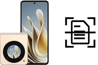 Escanear documento en un ZTE nubia Flip