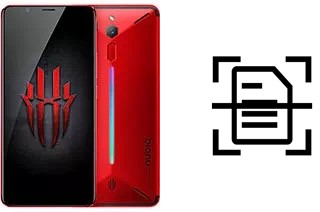 Escanear documento en un ZTE nubia Red Magic