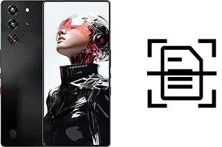 Escanear documento en un ZTE nubia RedMagic 10S Pro