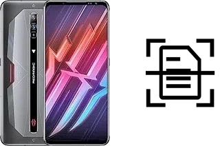 Escanear documento en un ZTE nubia Red Magic 6 Pro