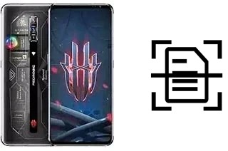 Escanear documento en un ZTE nubia Red Magic 6s Pro