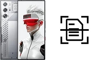 Escanear documento en un ZTE nubia Red Magic 9S Pro+