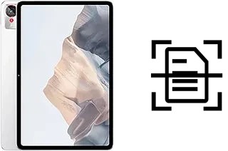 Escanear documento en un ZTE Nubia Tablet Pro