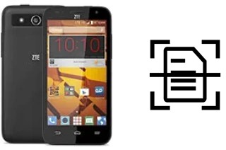 Escanear documento en un ZTE Speed