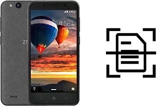 Escanear documento en un ZTE Tempo Go