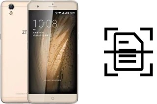 Escanear documento en un ZTE Blade V7 Max