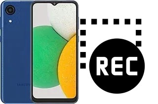 Grabar pantalla en Samsung Galaxy A03 Core