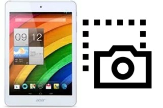 Captura de pantalla en Acer Iconia A1-830