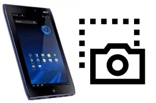 Captura de pantalla en Acer Iconia Tab A100