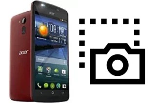Captura de pantalla en Acer Liquid E700