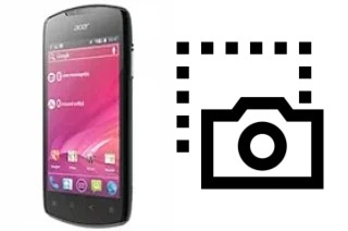 Captura de pantalla en Acer Liquid Glow E330