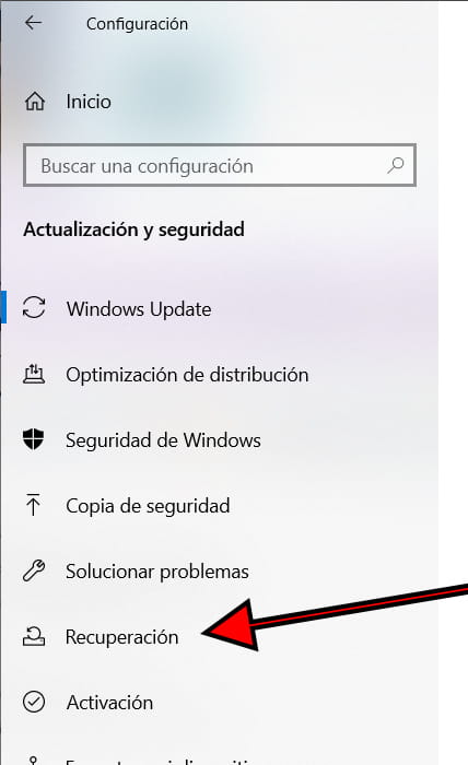 Recuperación Windows