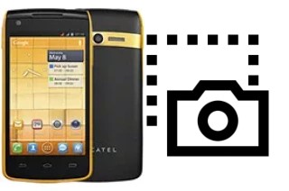 Captura de pantalla en alcatel OT-992D