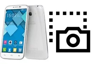 Captura de pantalla en alcatel Pop C9