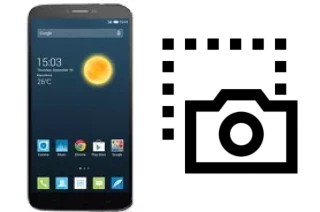 Captura de pantalla en alcatel Hero 2