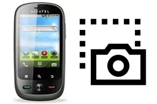 Captura de pantalla en alcatel OT-890D