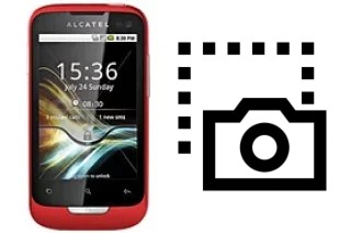 Captura de pantalla en alcatel OT-985