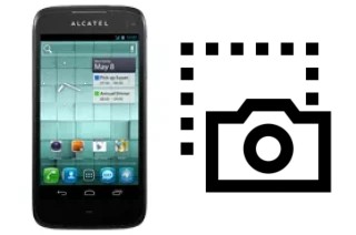 Captura de pantalla en alcatel OT-997
