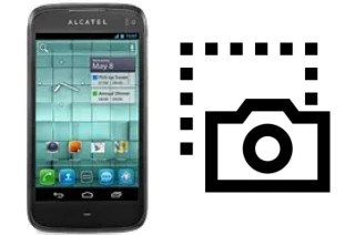 Captura de pantalla en alcatel OT-997D