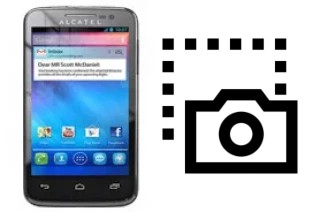Captura de pantalla en alcatel One Touch M'Pop