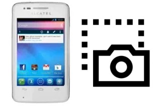 Captura de pantalla en alcatel One Touch S'Pop