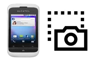 Captura de pantalla en alcatel OT-903