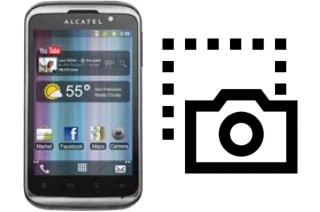 Captura de pantalla en alcatel OT-991