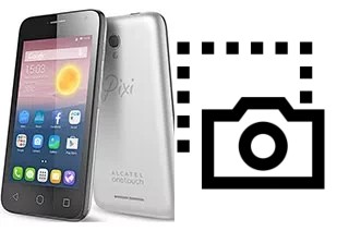 Captura de pantalla en alcatel Pixi First