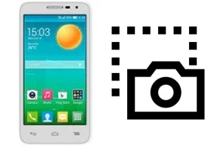 Captura de pantalla en alcatel Pop D5