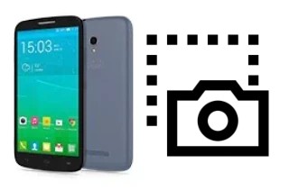 Captura de pantalla en alcatel Pop S9
