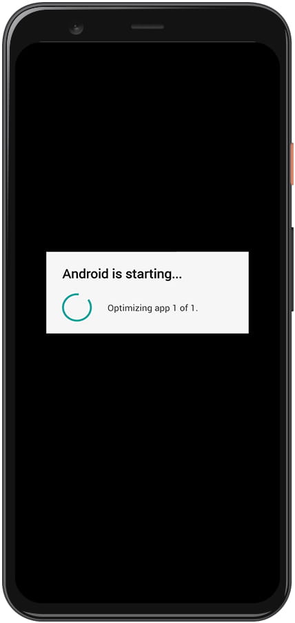 Android se está iniciando