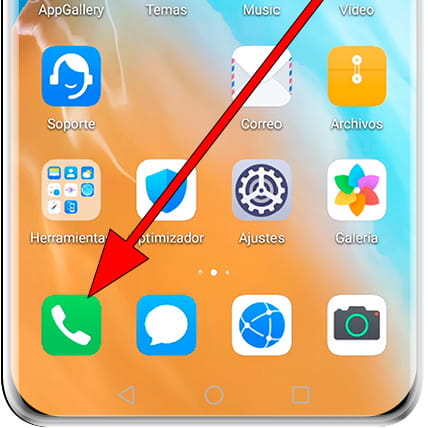 Icono llamada Android
