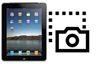 Captura de pantalla en Apple iPad Wi-Fi