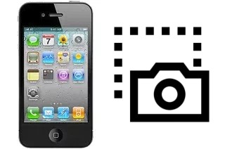 Captura de pantalla en Apple iPhone 4
