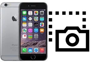 Captura de pantalla en Apple iPhone 6