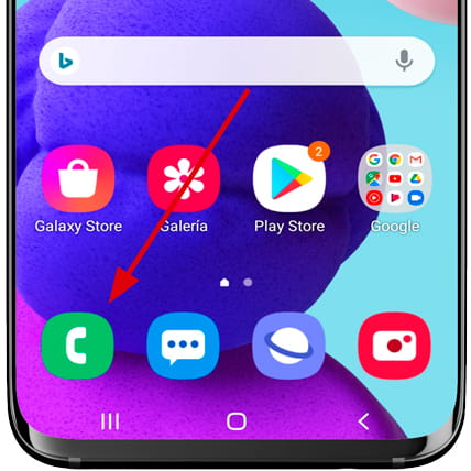 Icono llamada Android