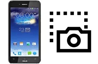 Captura de pantalla en Asus PadFone X